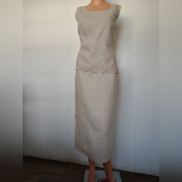 Louise Ricci Elegant Cream Floral Embroidered Suit Set Size 10 - Picture 2 of 16